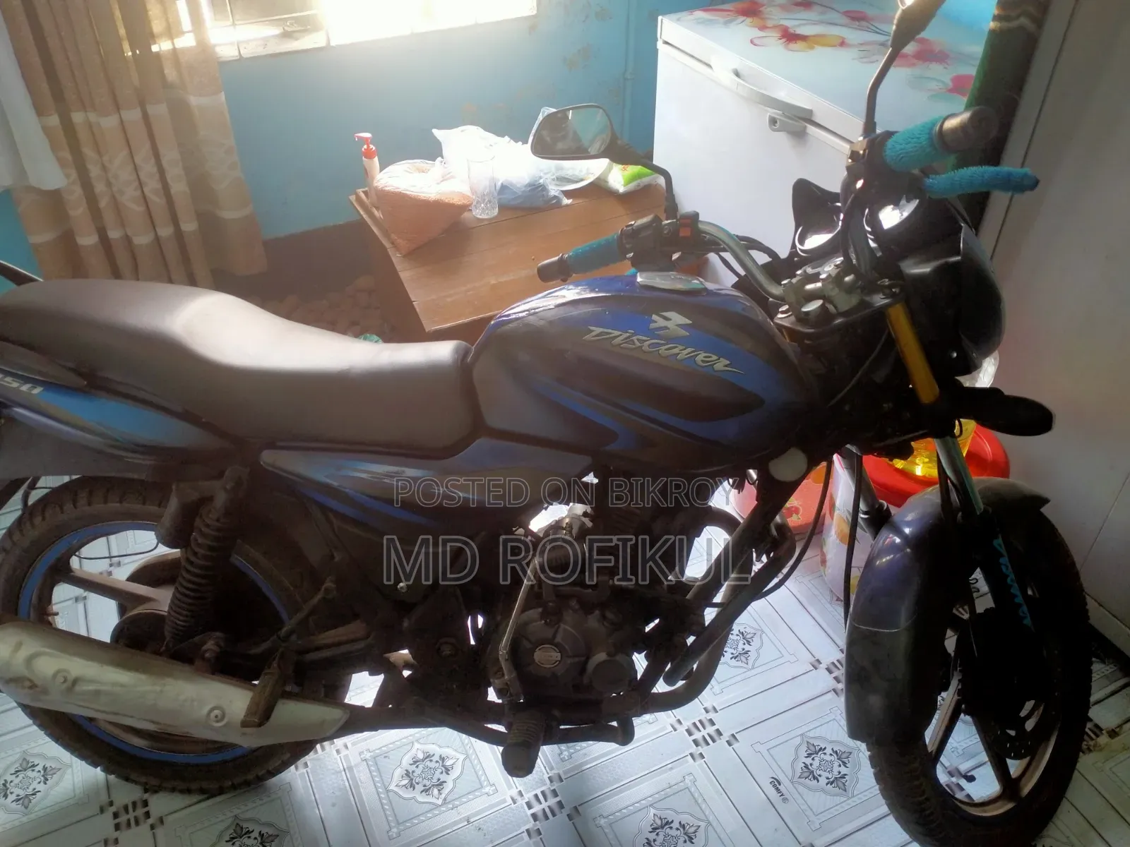 Bajaj Discover 150 2016 Blue