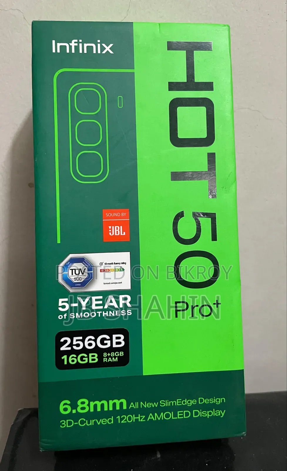 ইনফিনিক্স হট ৫০ প্রো+ ৪জি ২৫৬ জিবি সিলভার