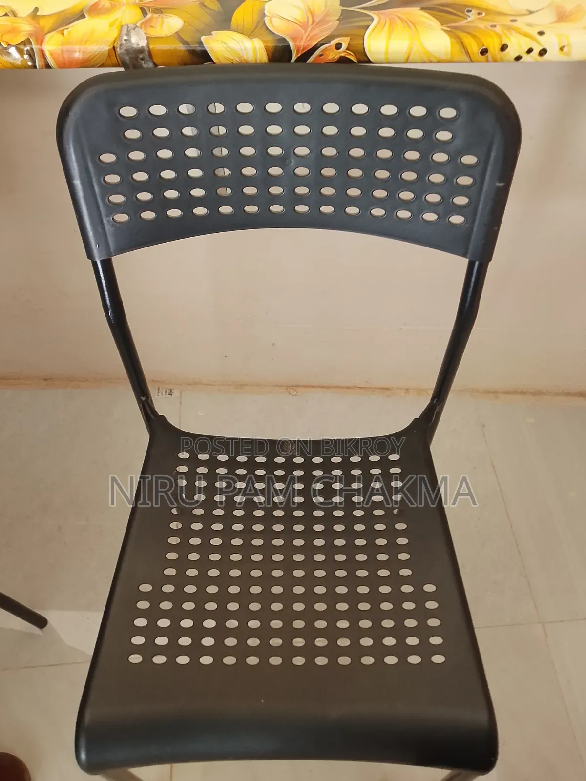 Metal Frame Laminated Board Table