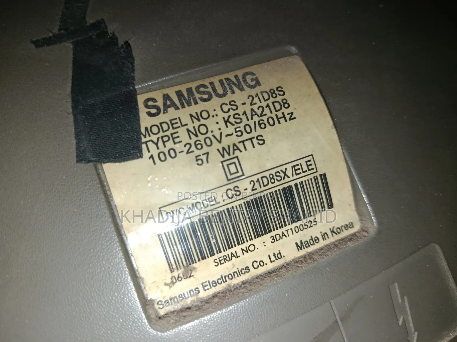 Old working box TV for sale.