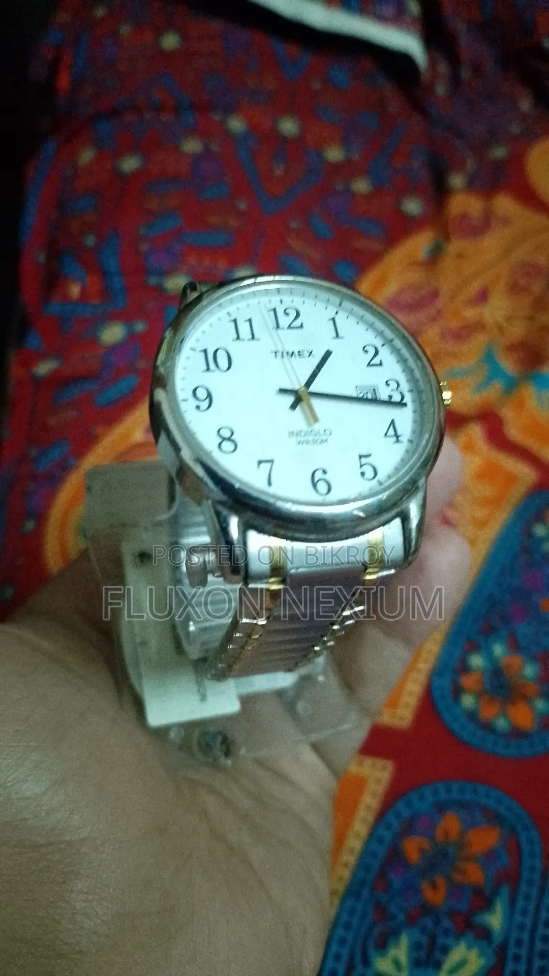 Timex Indiglo WR30M. Imported From USA. Flexible Belt Watch