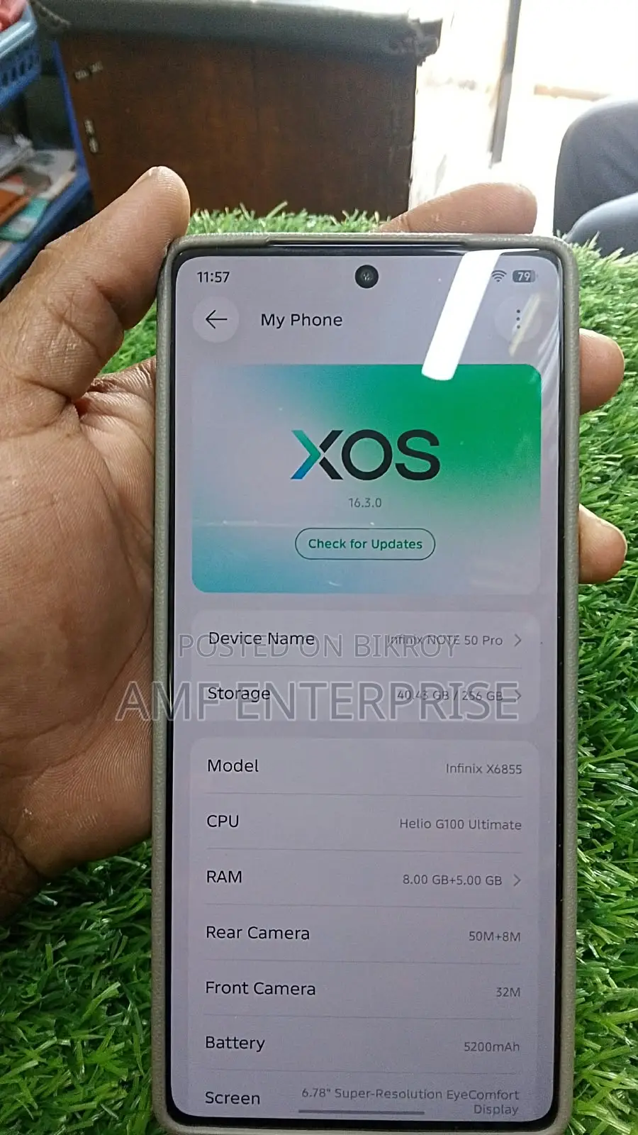 ইনফিনিক্স নোট ৫০ প্রো ২৫৬ জিবি ব্রোঞ্জ