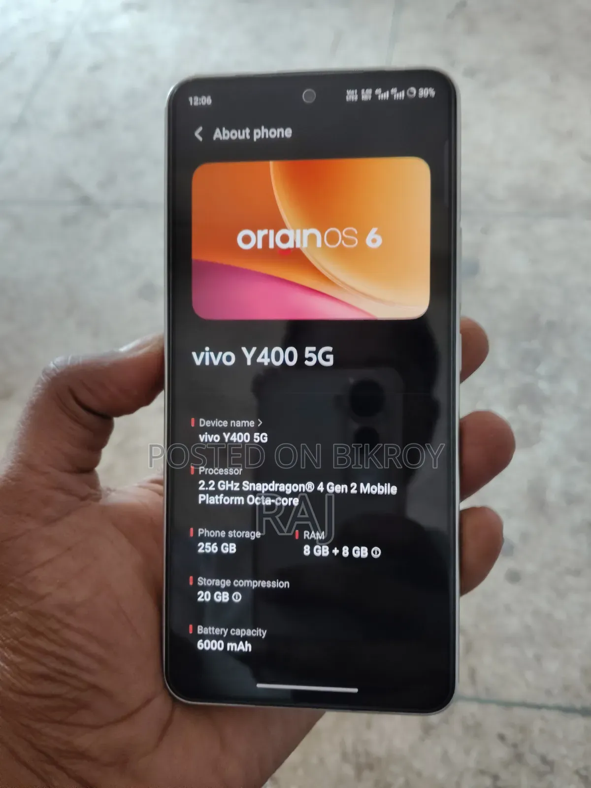 Vivo Y400 256 GB White