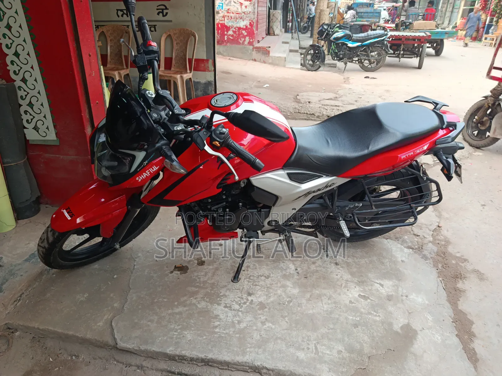 TVS Apache RTR 160 4V 2024 Red