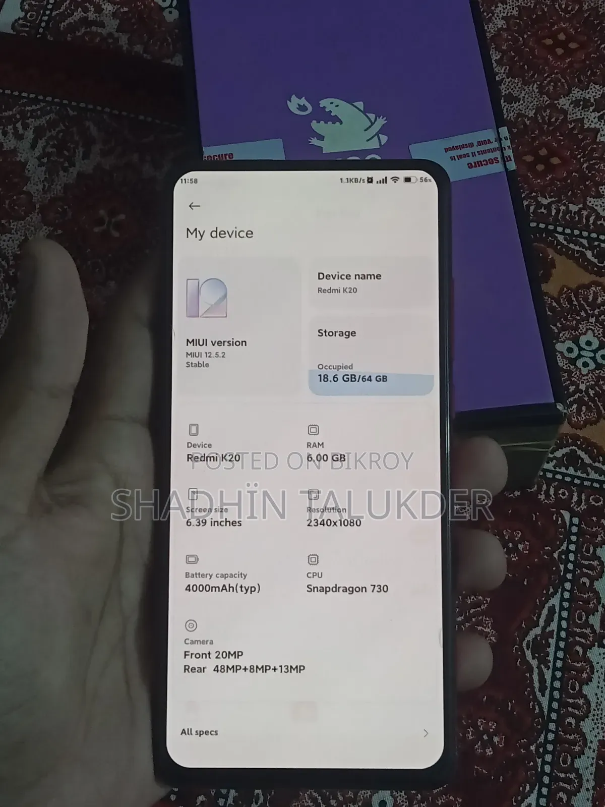 Xiaomi Redmi K20 128 GB Red