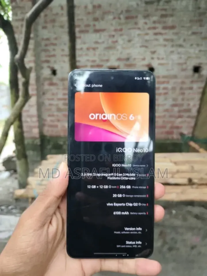iQOO 256 GB Black