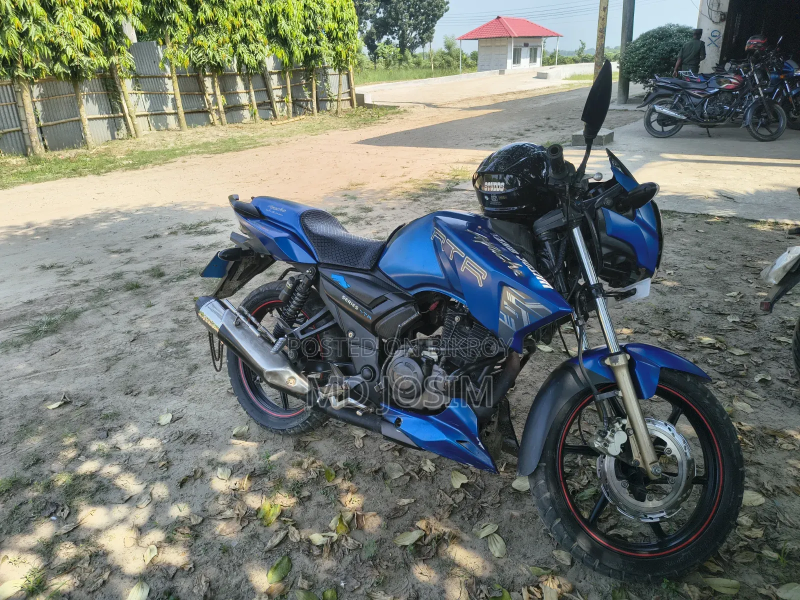New TVS Apache RTR 160 2V 2017 Blue