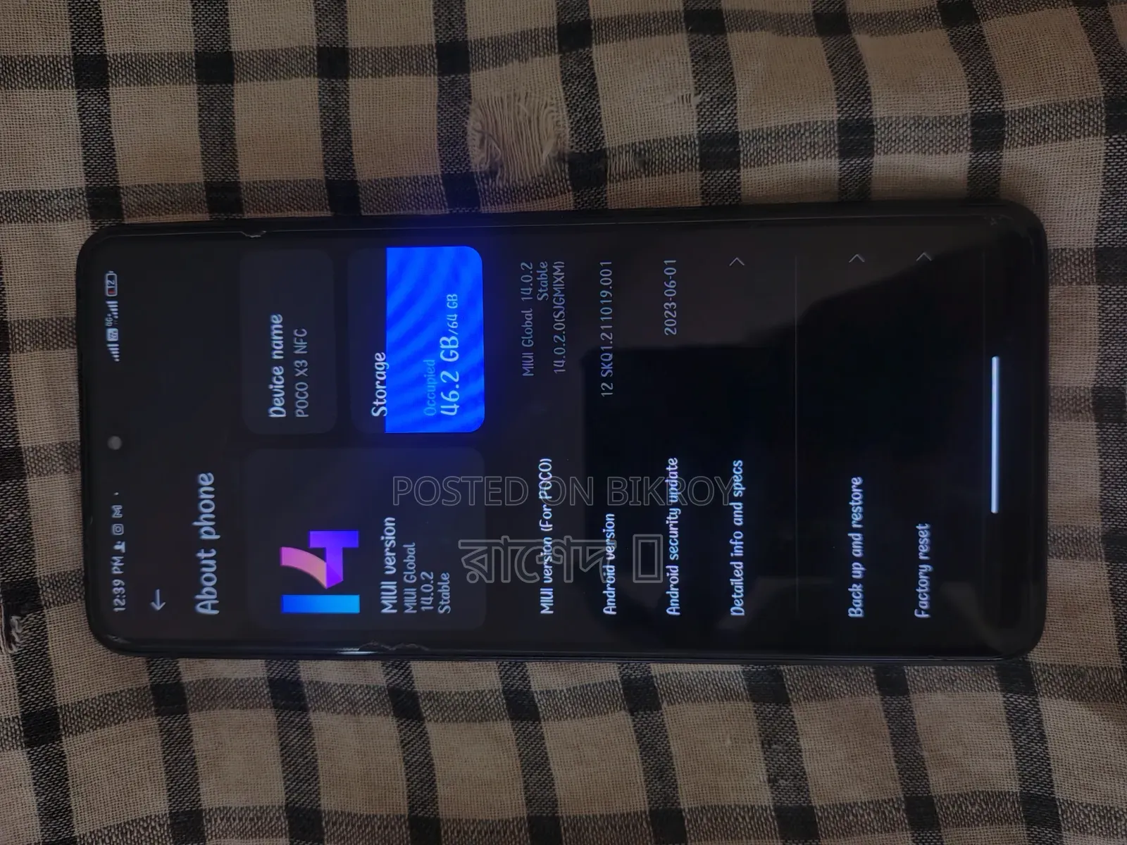 Xiaomi Poco X3 NFC 64 GB Black