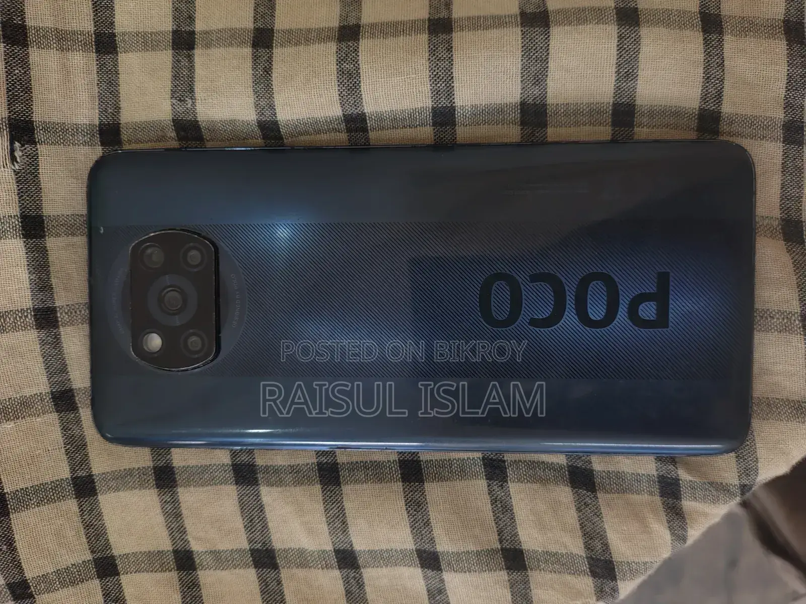 শাওমি পোকো এক্স৩ এনএফসি ৬৪ জিবি ব্ল্যাক