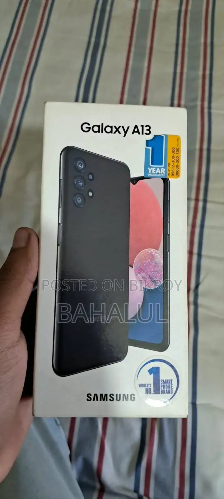 স্যামসাং গ্যালাক্সি এ১৩ ১২৮ জিবি কালো
