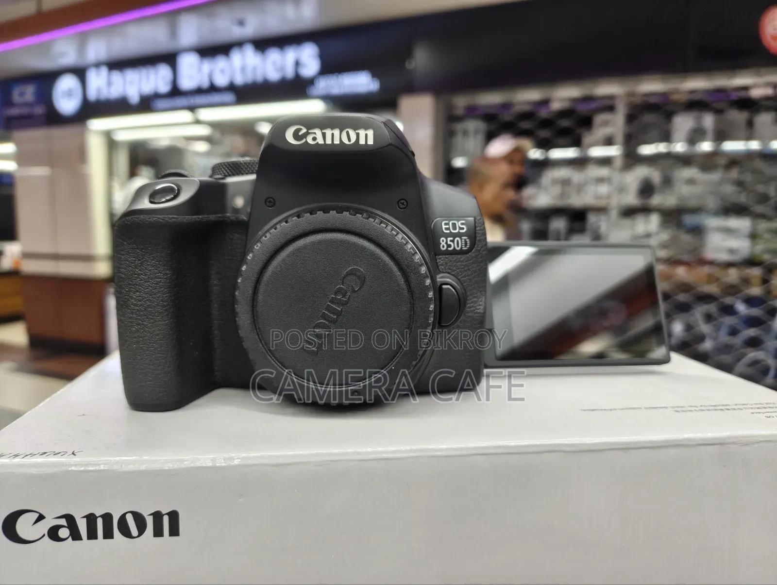 📸 Canon EOS 850D 4K Camera (Body Only)