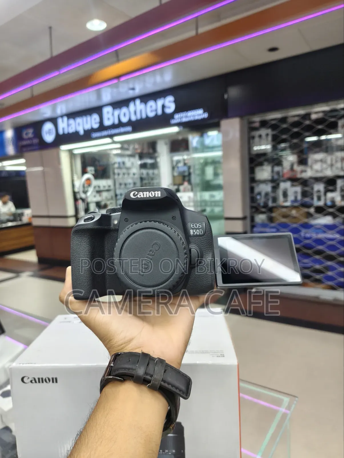 📸 Canon EOS 850D 4K Camera (Body Only)