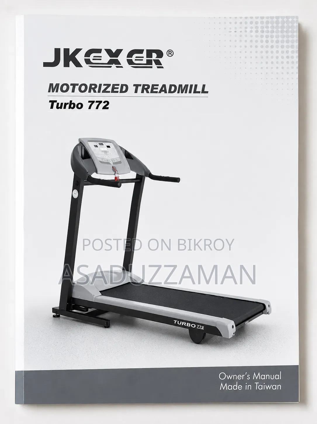 JKEXER Turbo 772 Treadmill বিক্রি হবে