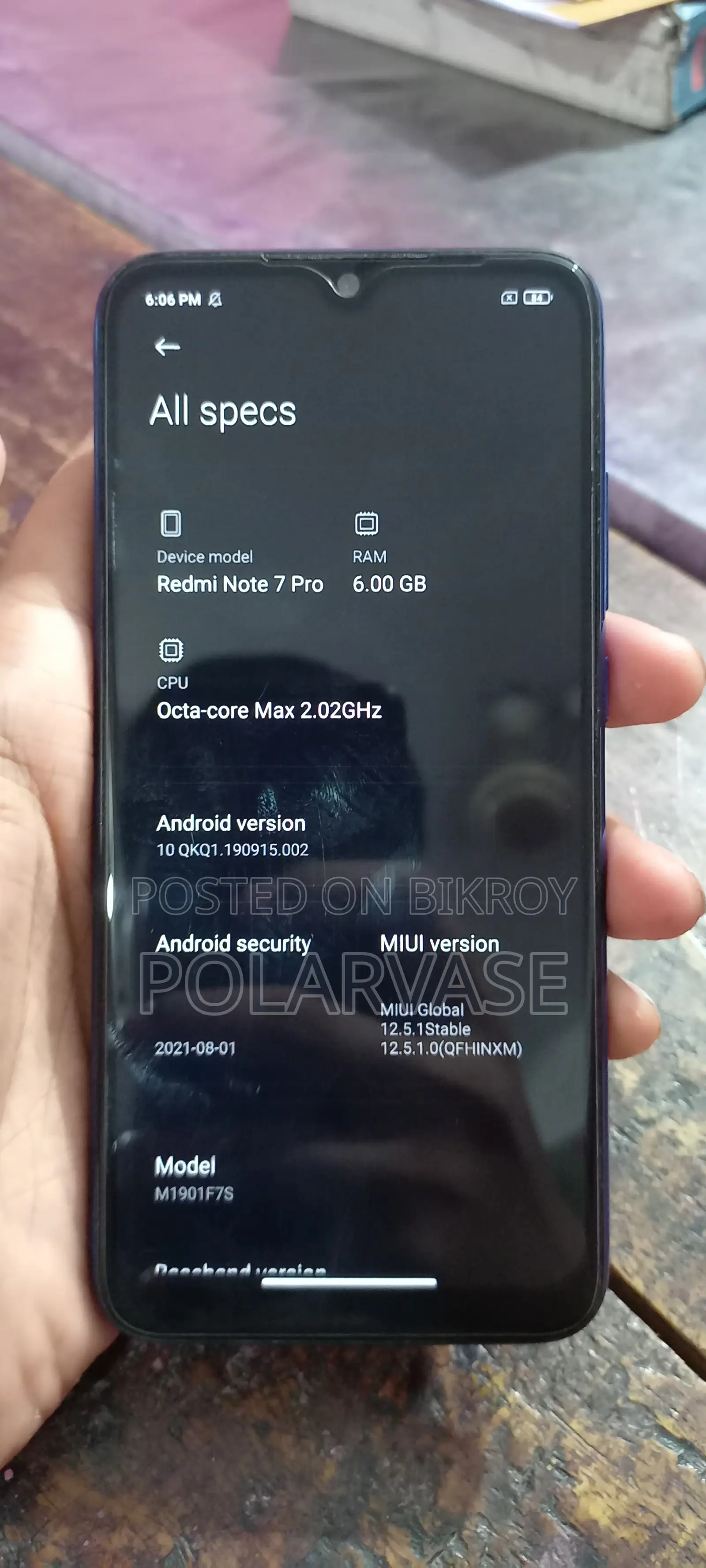 শাওমি রেডমি নোট ৭ প্রো ১২৮ জিবি ব্লু