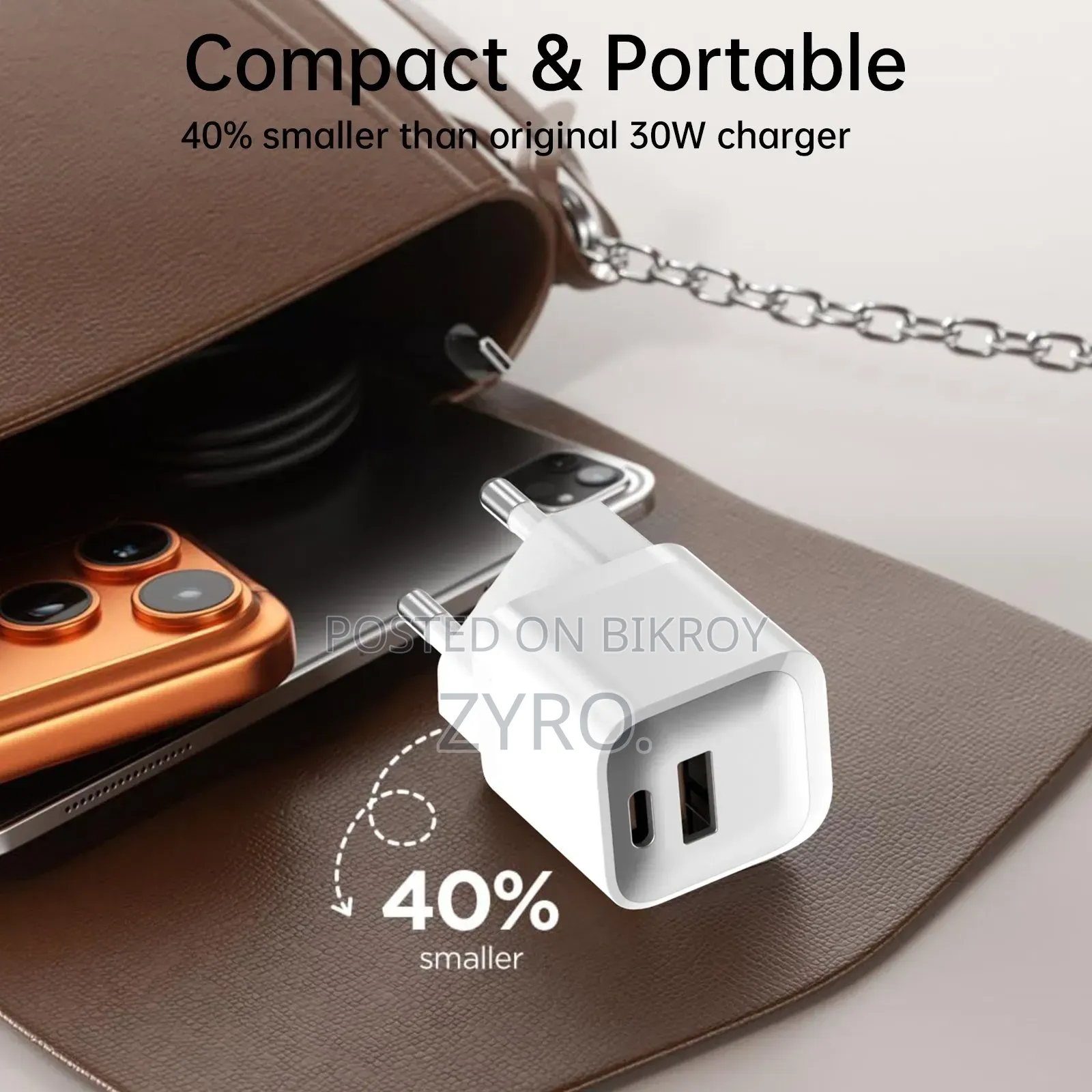 Aspor A870 30W GaN Mini Charger