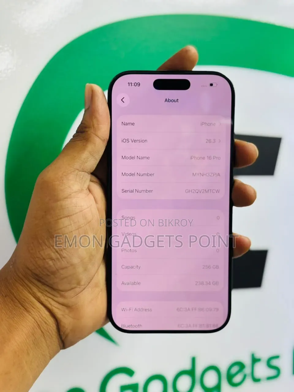 Apple iPhone 16 Pro 256 GB Black