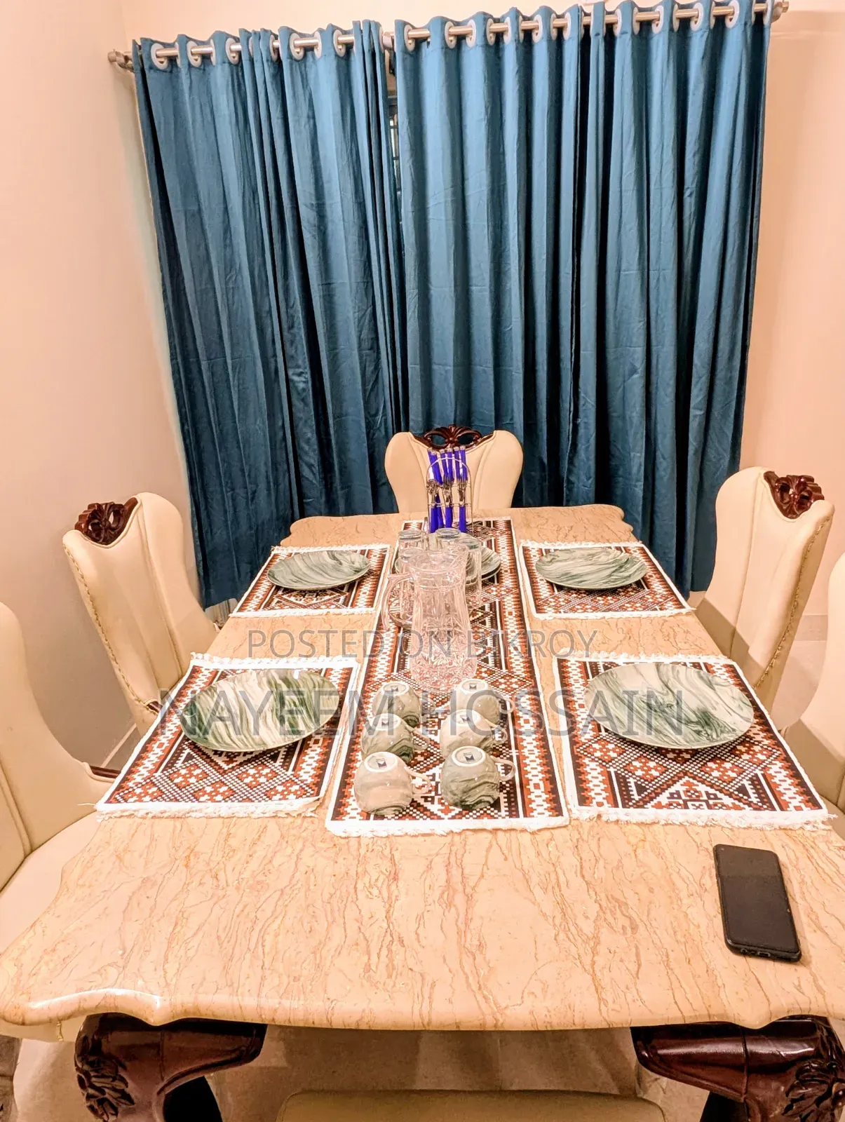 Furnished 3-Bedroom Apartment in Dhaka, Bashundhara for Rent