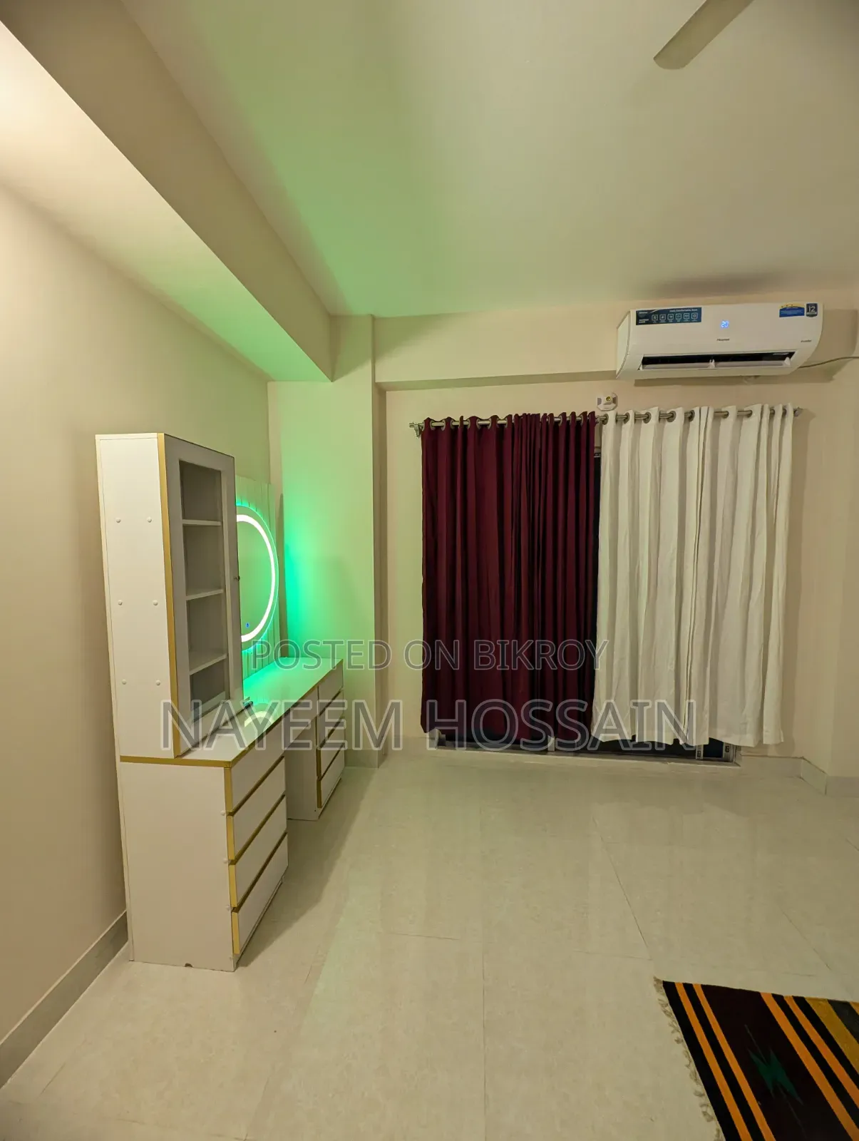 Furnished 3-Bedroom Apartment in Dhaka, Bashundhara for Rent