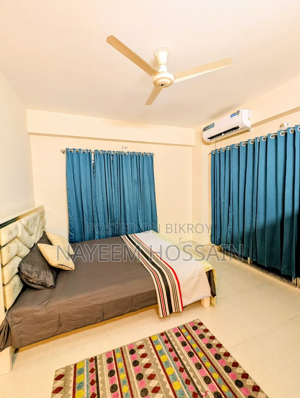 Furnished 3-Bedroom Apartment in Dhaka, Bashundhara for Rent
