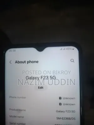 স্যামসাং গ্যালাক্সি এফ২৩ ১২৮ জিবি গ্রে