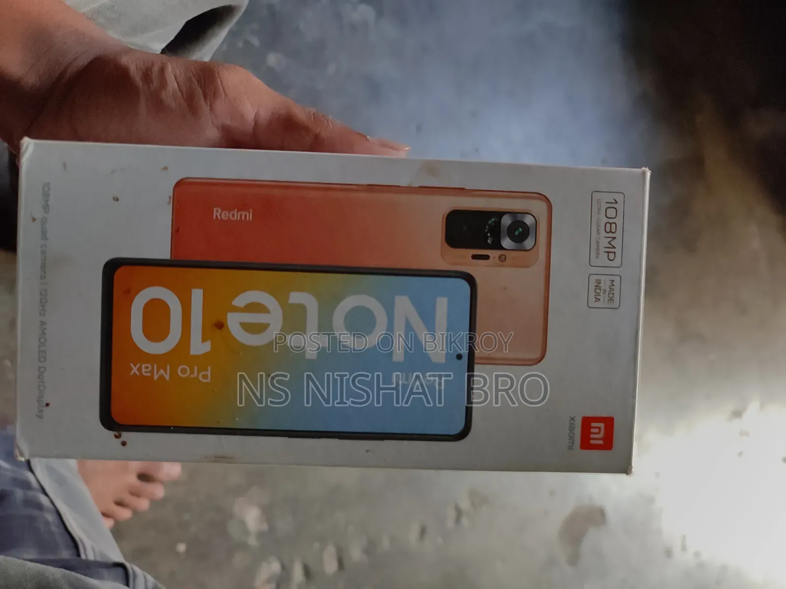 New Xiaomi Redmi Note 10 Pro Max 128 GB Blue