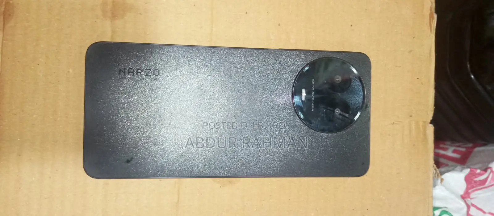রিয়েলমি নারজো ৬০ ১২৮ জিবি কালো