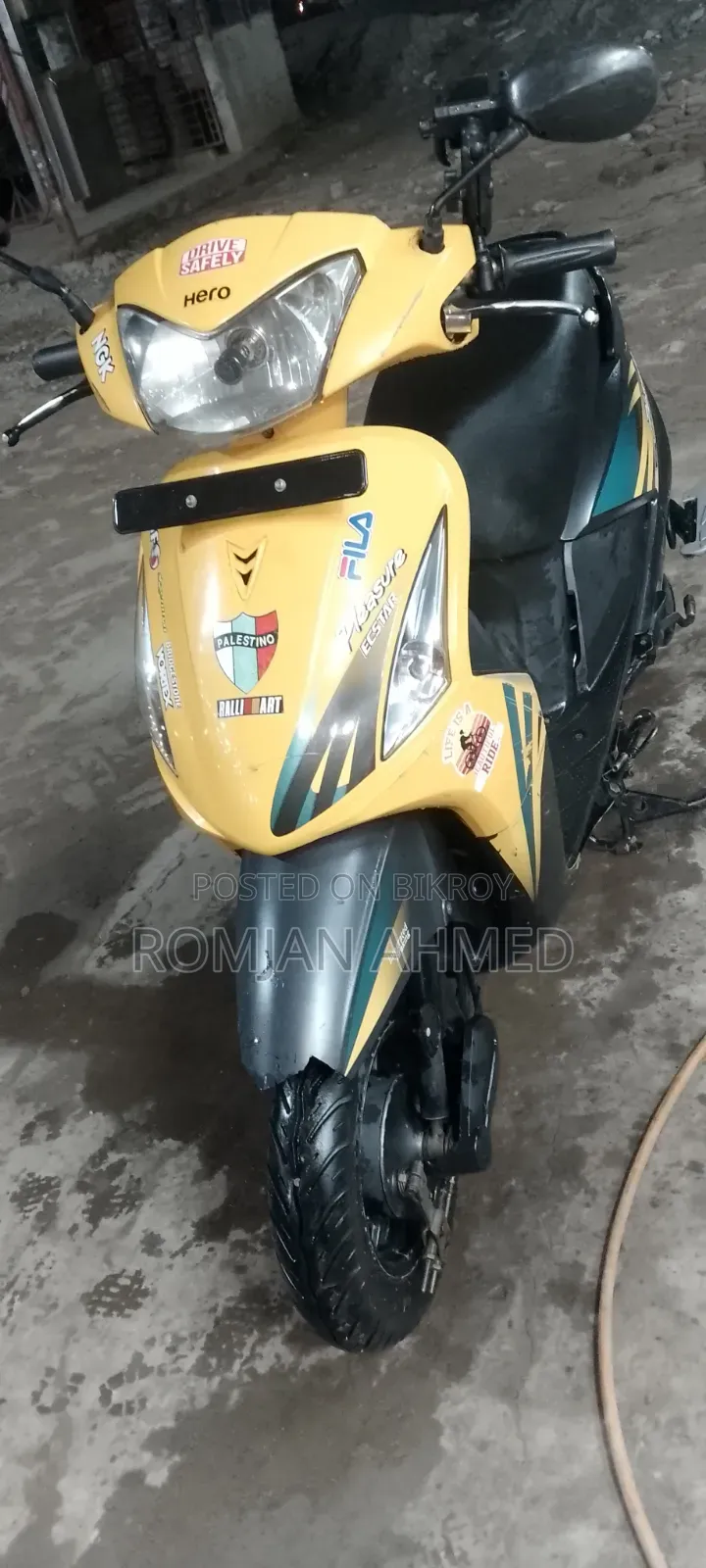 হিরো প্লেজার ২০১৭ ইয়েলো