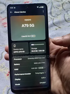 ওপ্পো এ৭৯ ৫জি ২৫৬ জিবি ধূসর