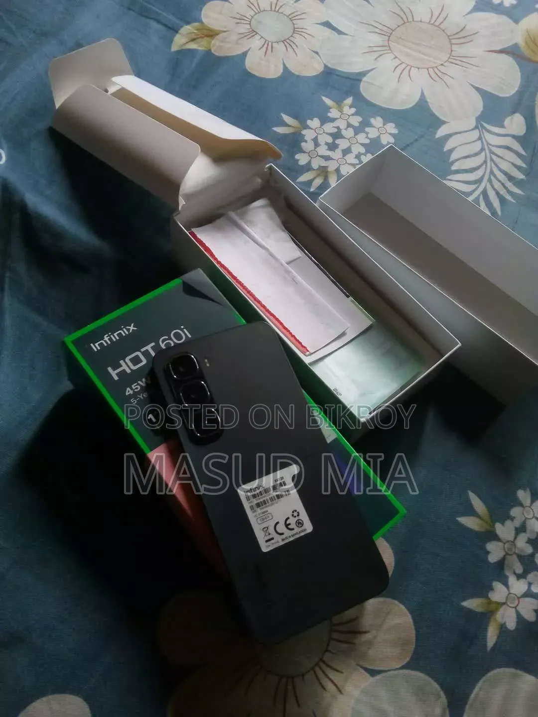 Infinix Hot 60i 128 GB Black