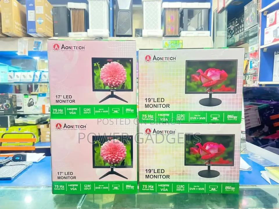 AOneTech 19" LED HD Monitor (Brand New Pack)