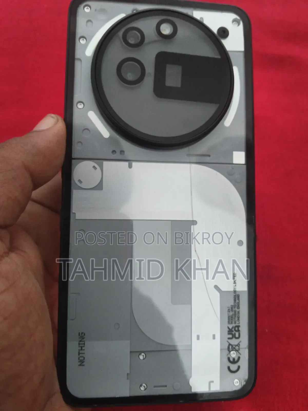 নাথিং ফোন ৩এ প্রো ২৫৬ জিবি ব্ল্যাক