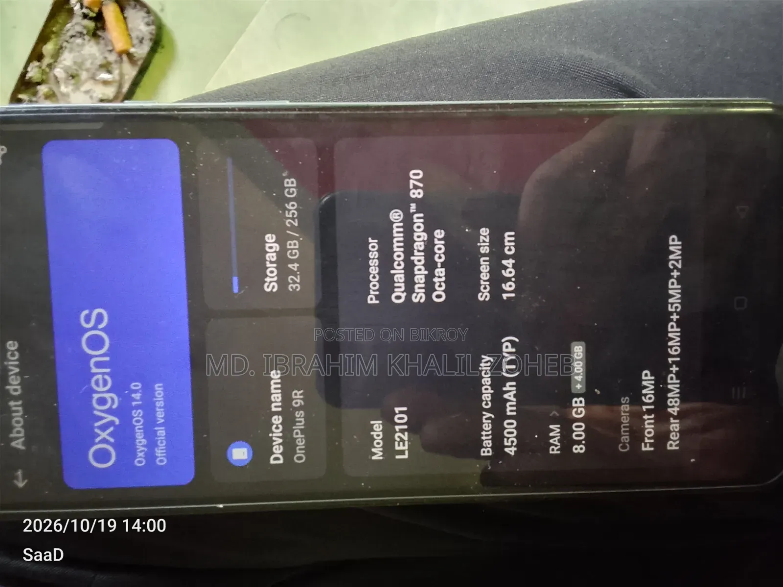 OnePlus 9R 256 GB Blue