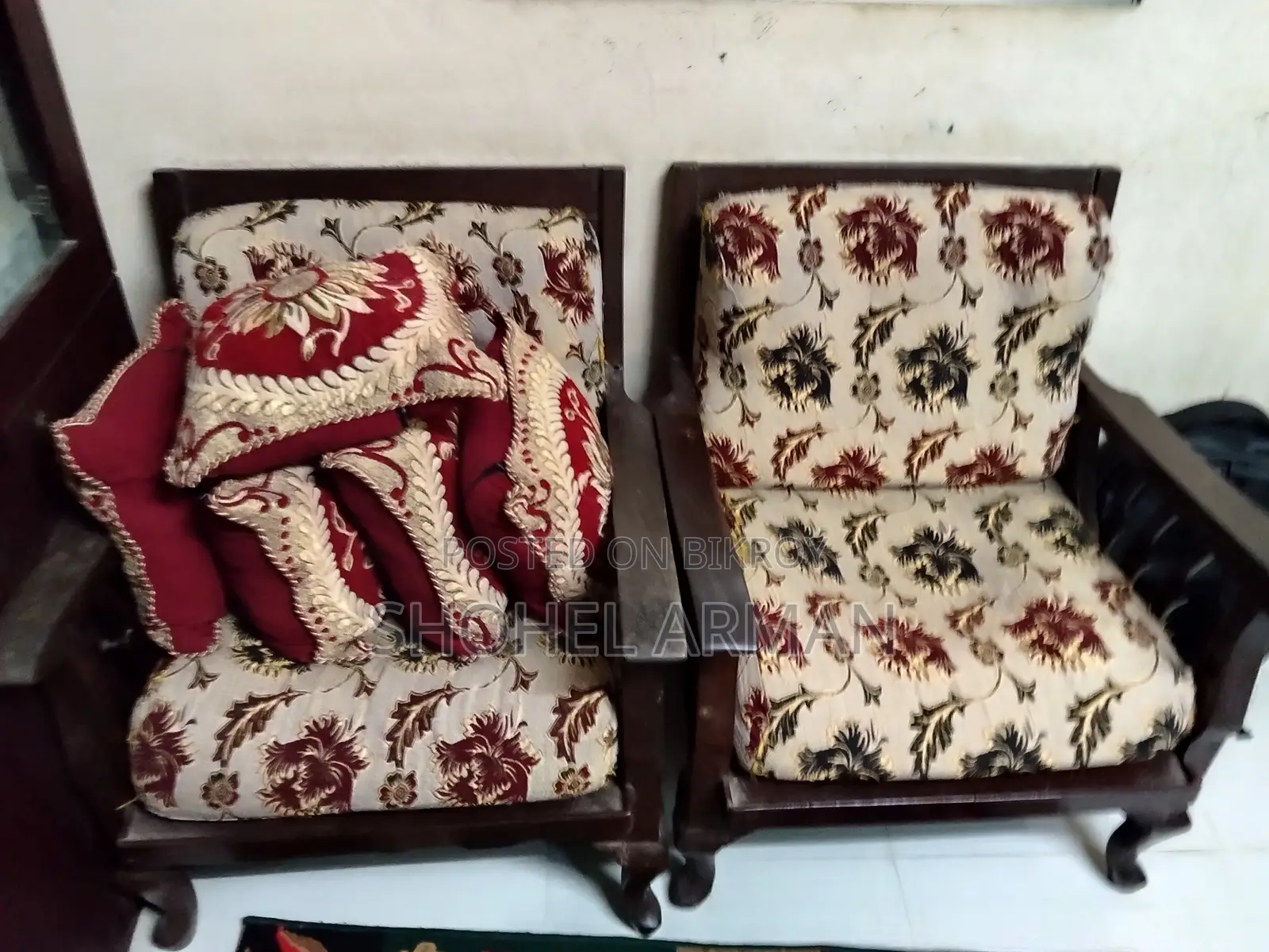 A sofa set