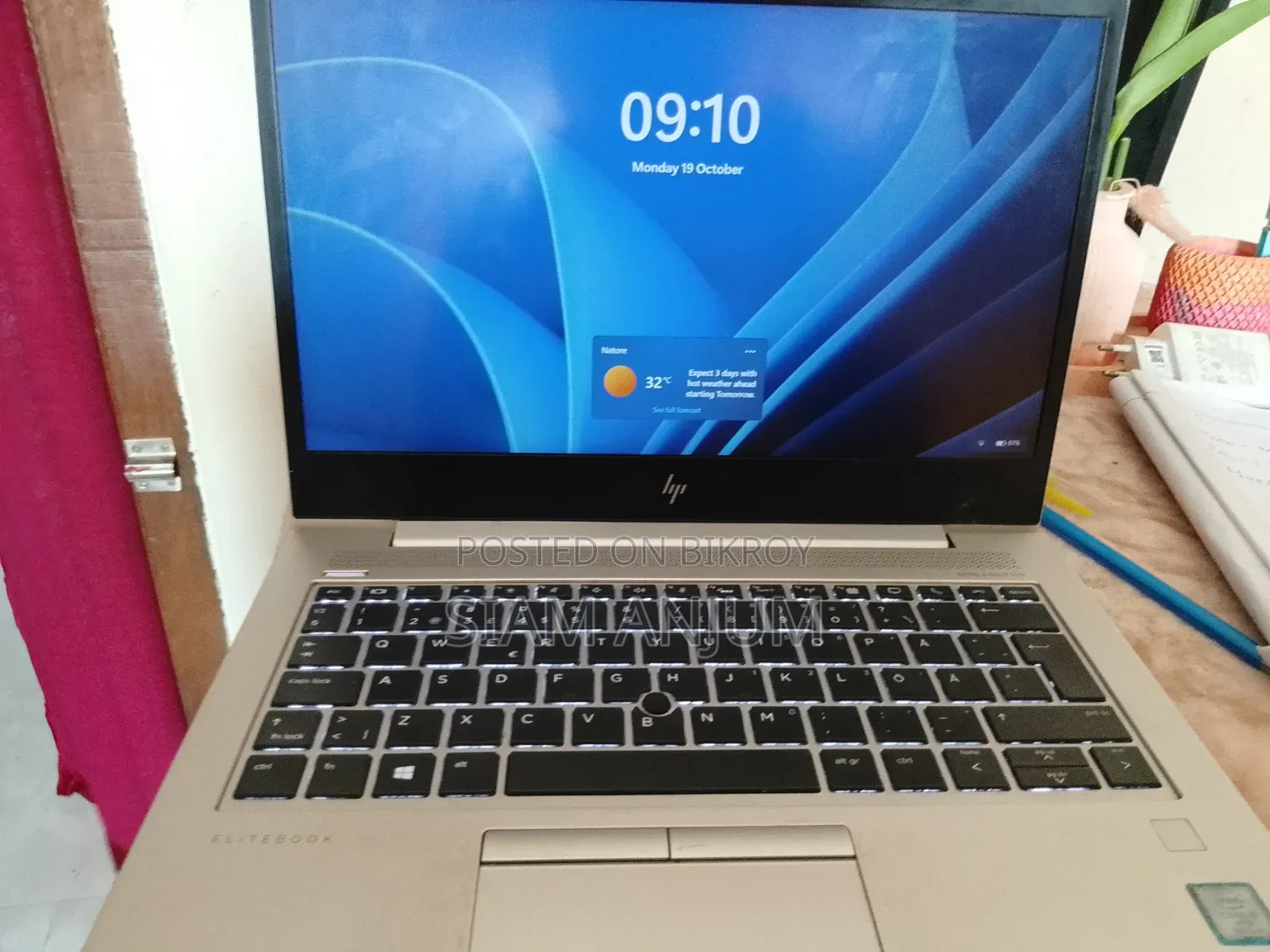 Laptop HP EliteBook 830 G6 4GB Intel Core i5 SSD 256GB