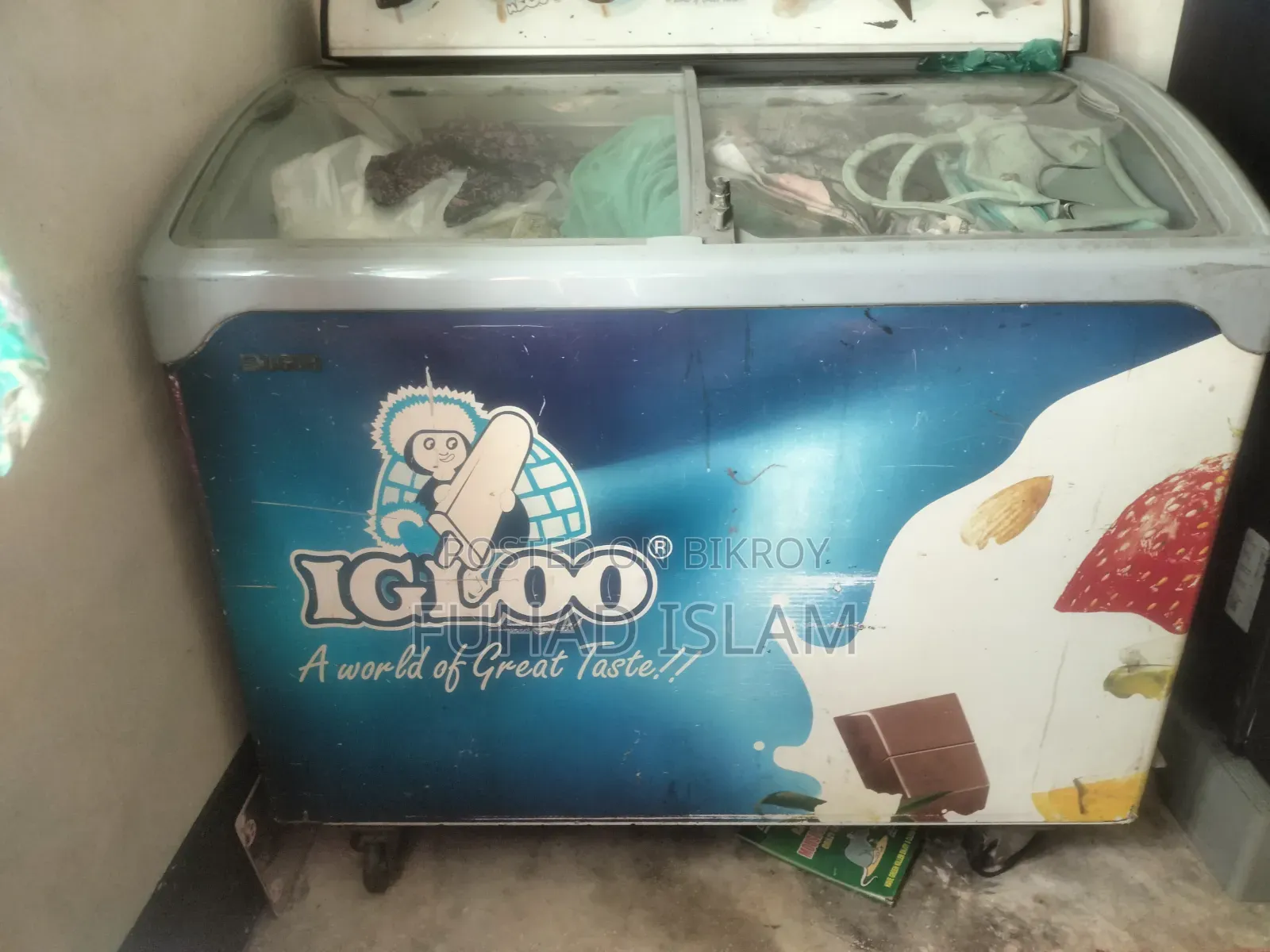 Igloo আইসক্রিম ডিসপ্লে ফ্রিজ | Ugur Udd 300 Scebnl | 245 লিটার