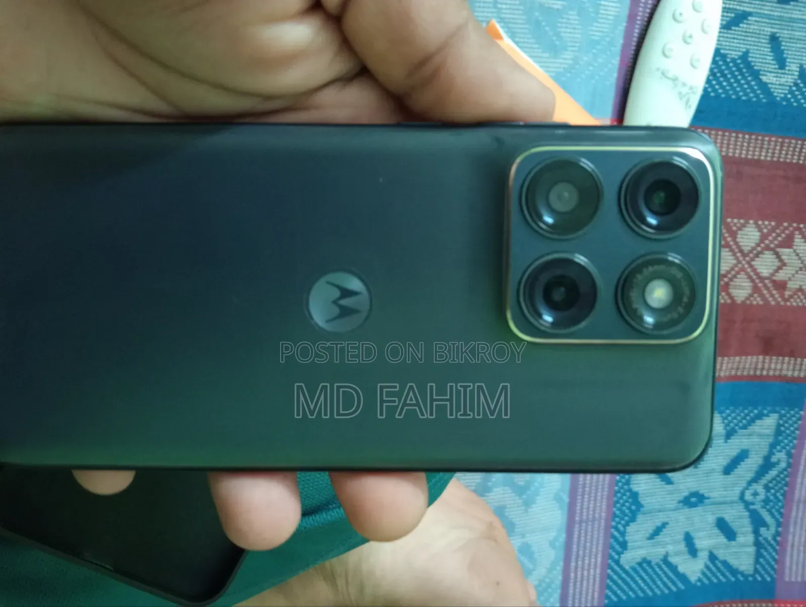 নিউ মোটোরোলা এজ ৭০ ফিউশন ২৫৬ জিবি ব্ল্যাক