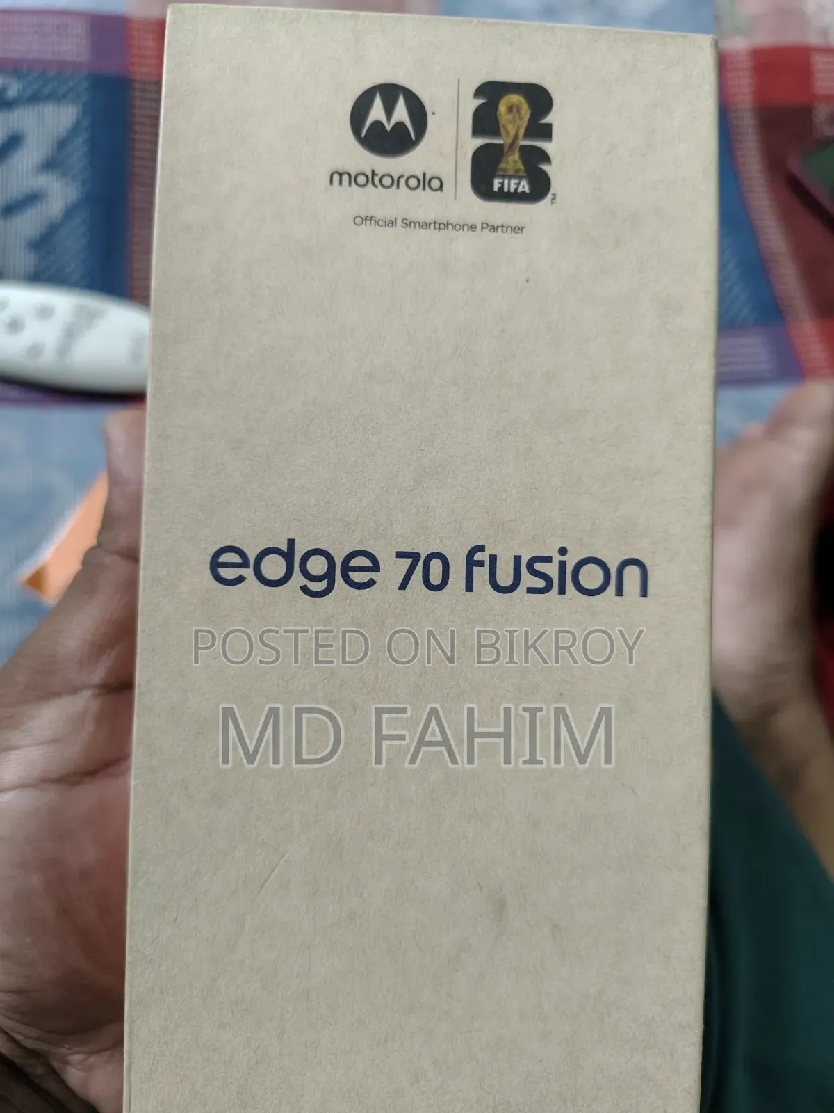 নিউ মোটোরোলা এজ ৭০ ফিউশন ২৫৬ জিবি ব্ল্যাক