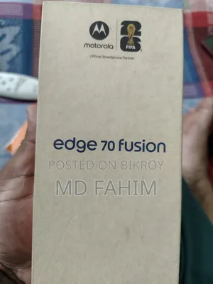 নিউ মোটোরোলা এজ ৭০ ফিউশন ২৫৬ জিবি ব্ল্যাক