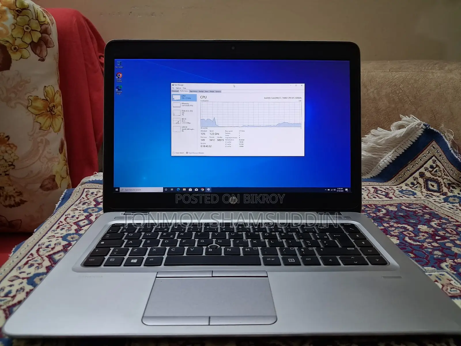 Laptop HP EliteBook 840 G4 8GB Intel Core i5 SSD 256GB