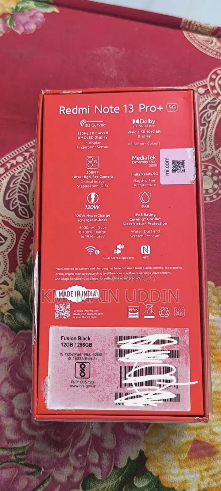 Xiaomi Redmi Note 13 Pro+ 256 GB Black