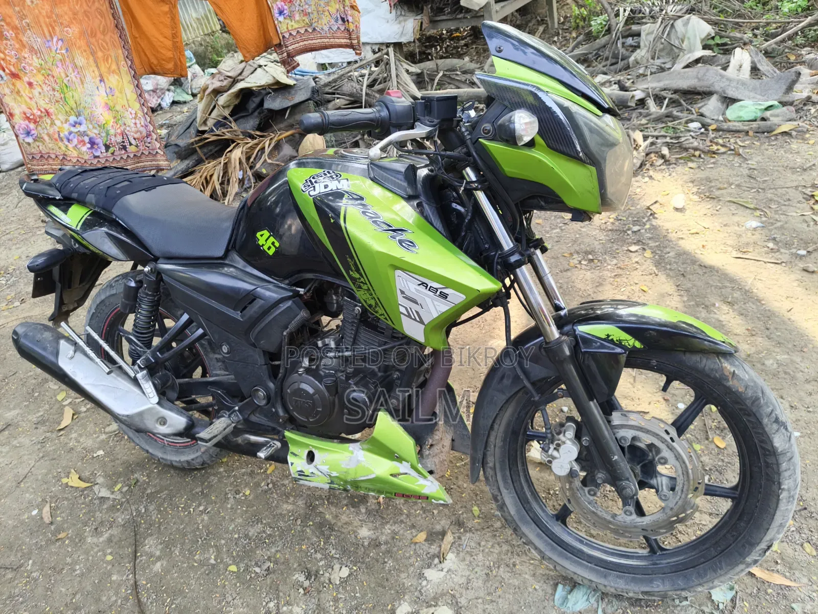 New TVS Apache RTR 160 2V ABS 2016 Black