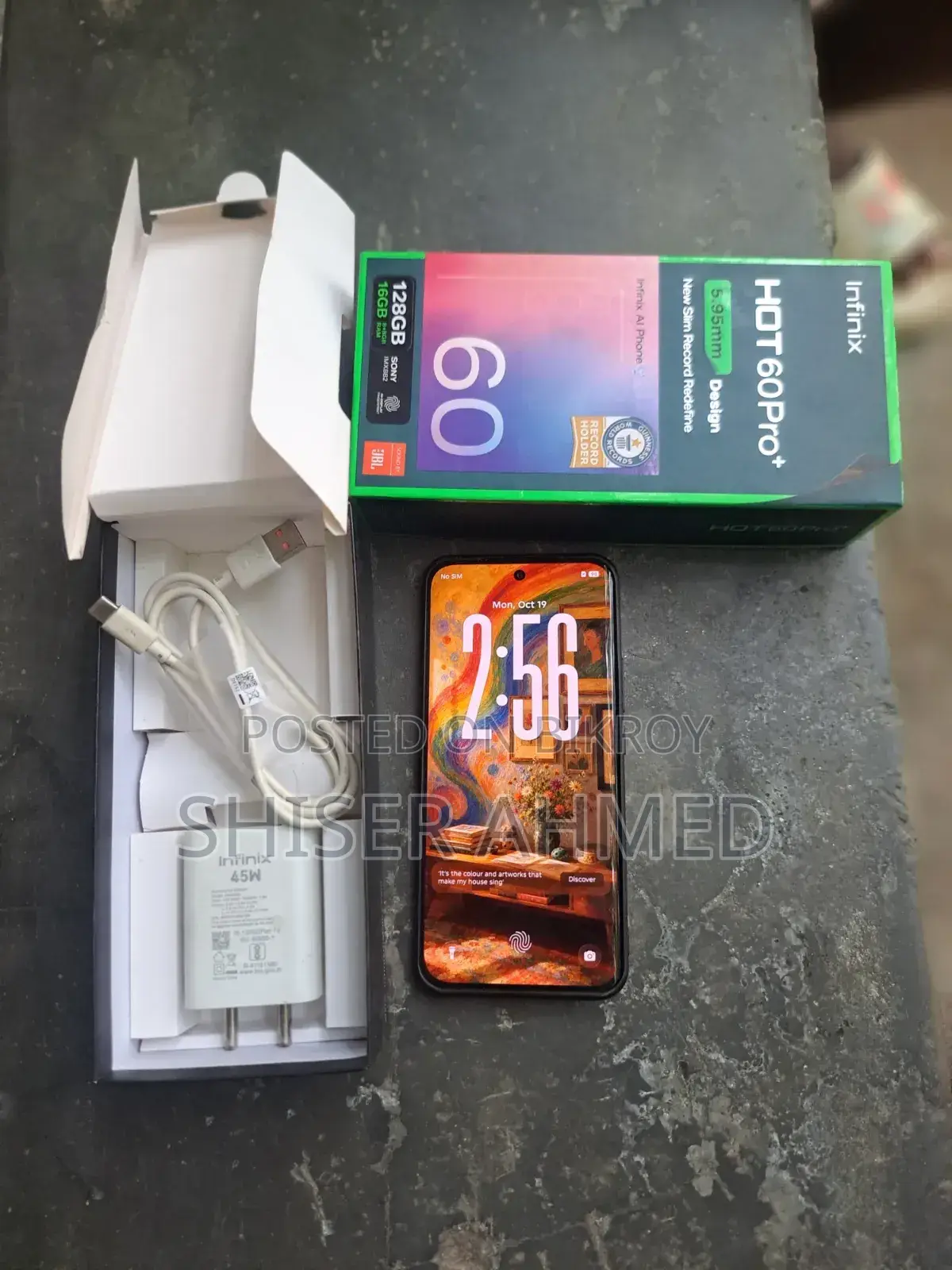 ইনফিনিক্স হট ৬০ প্রো+ ১২৮ জিবি গ্রে