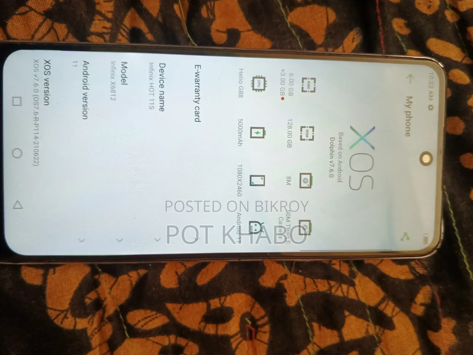 Infinix Hot 11s 128 GB Pink