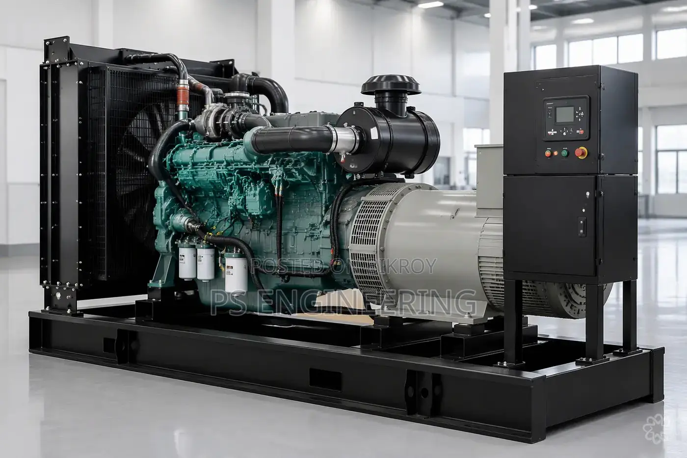 400 kVA Lambert Open Type Diesel Generator – Deep Sea Controller