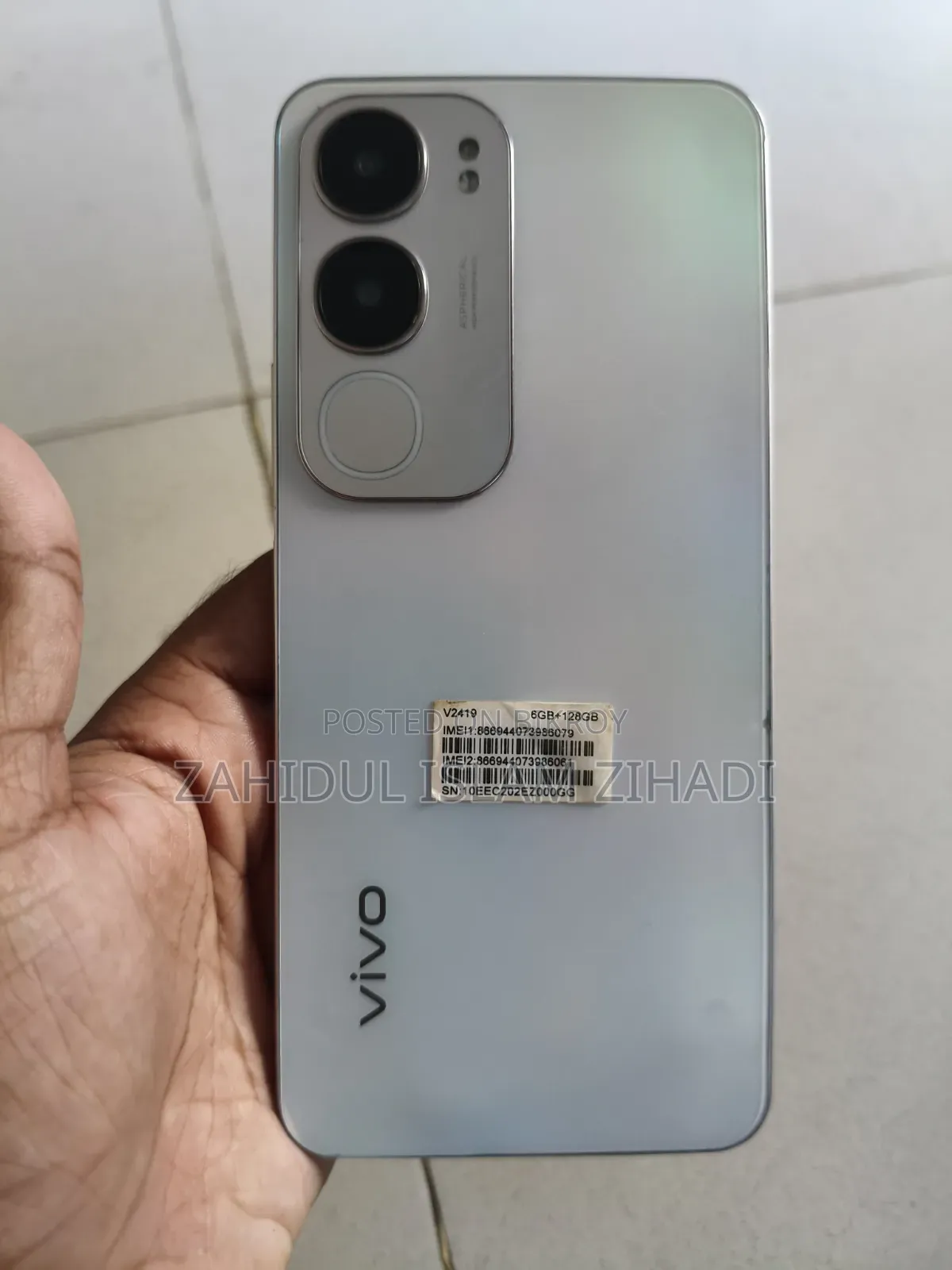 Vivo Y19s 128 GB White
