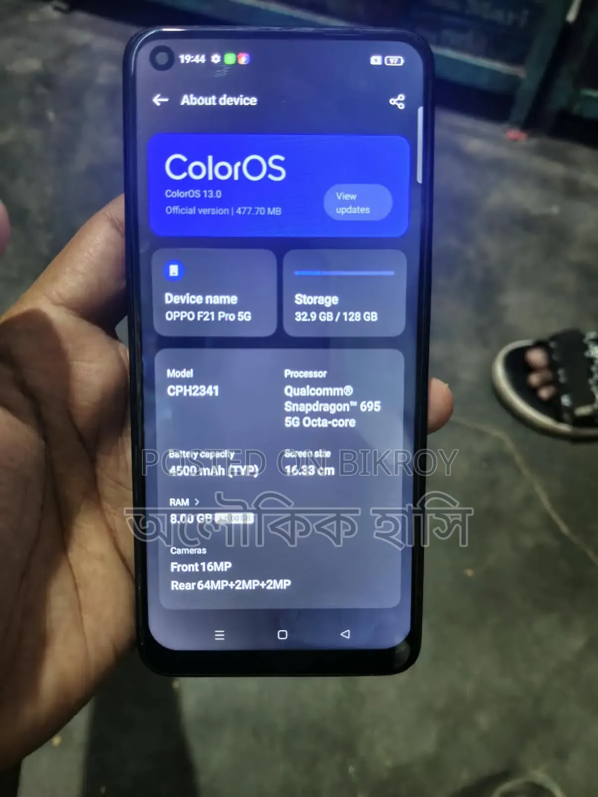 Oppo F21 Pro 5G 128 GB Black