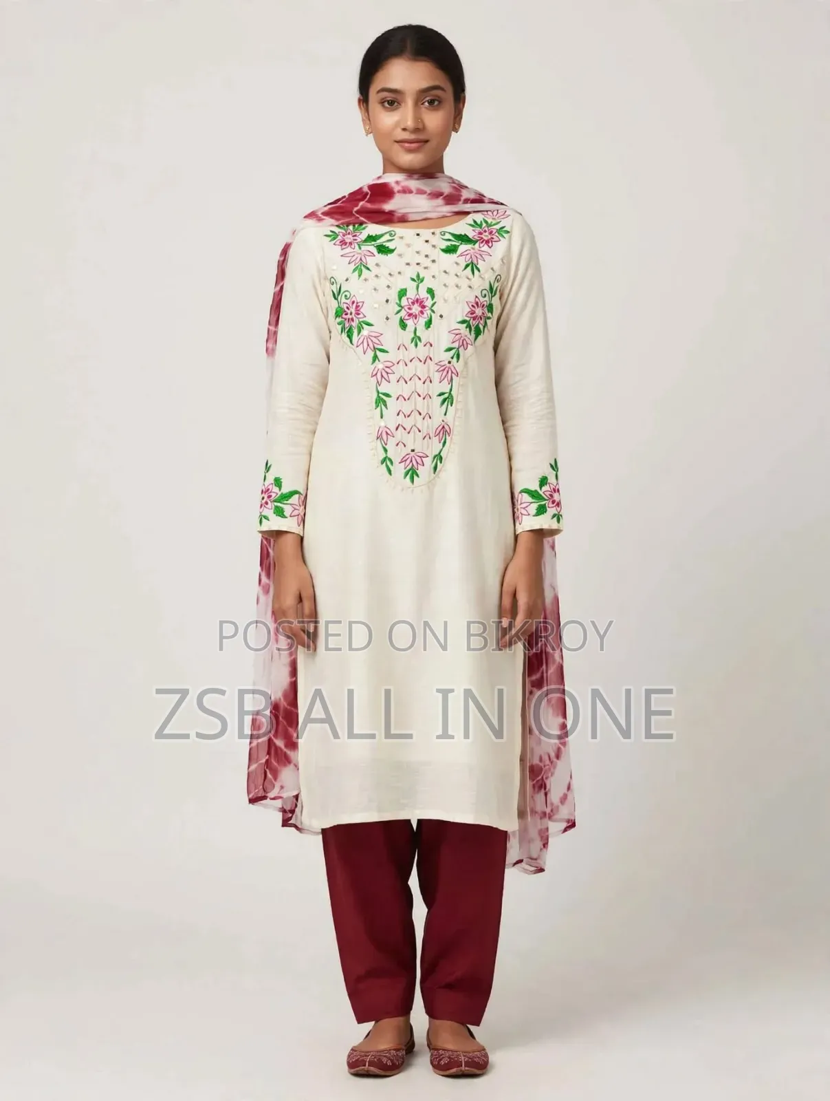 Premium Quality Slub Cotton Three Piece