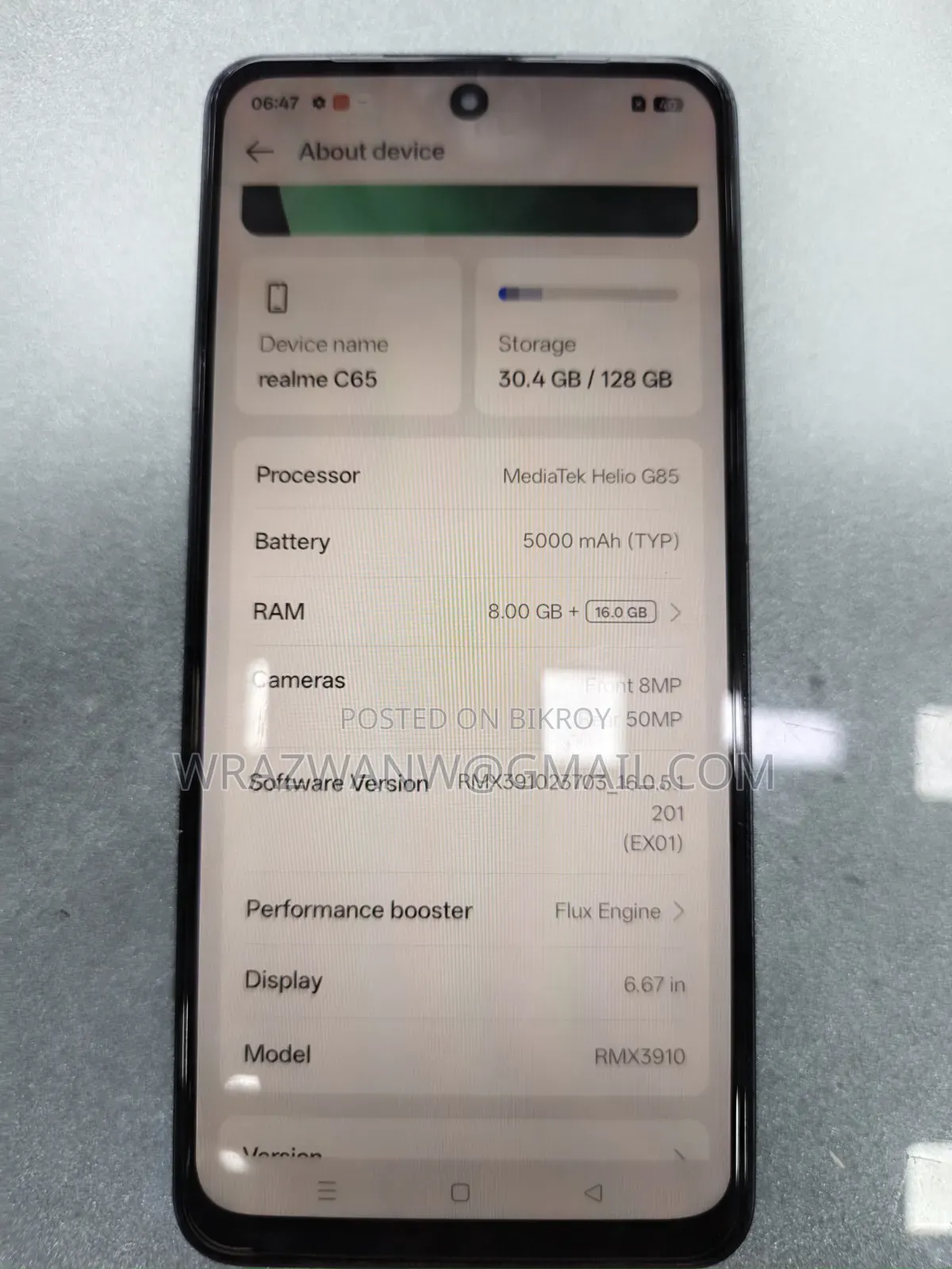 Realme C67 128 GB Blue