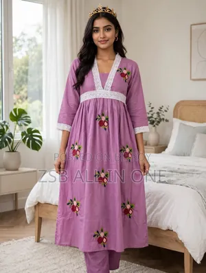 Gown Embroidery 2 Piece