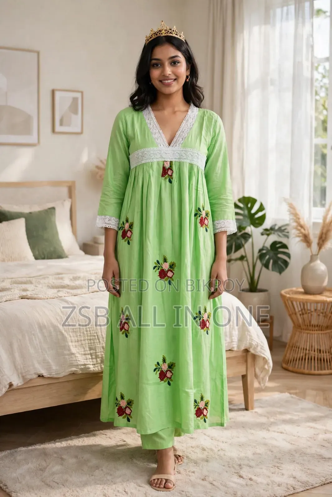 Gown Embroidery 2 Piece